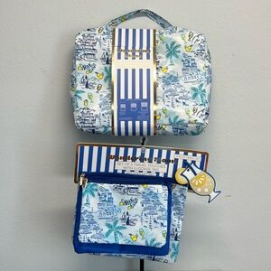 COPY - 💙 Wandering Moon Lemon 🍋 Cocktail Travel Pouches & Packing Cubes Set (6 …
